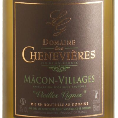 Mâcon Villages Vieilles Vignes 2022 - Domaine des Chenevières