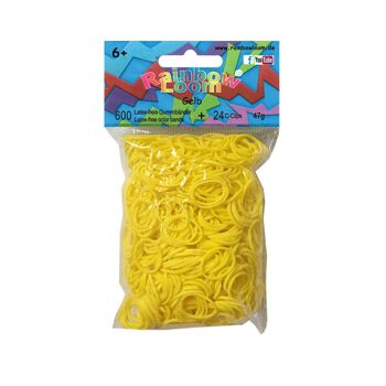 Elastiques Jaune - Original Rainbow Loom 1