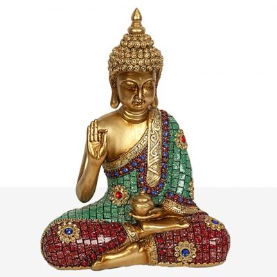 FIGURA BUDA SENTADO RESINA - Modele 1