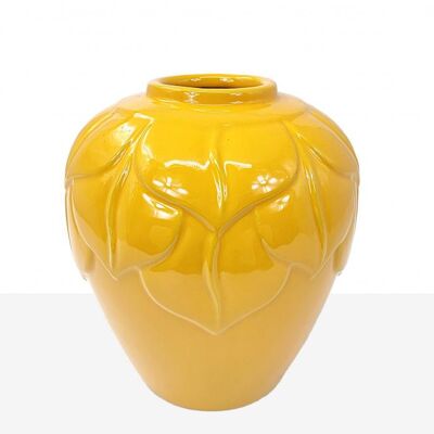 FLORERO CERAMICA MOSTAZA - Modele 1