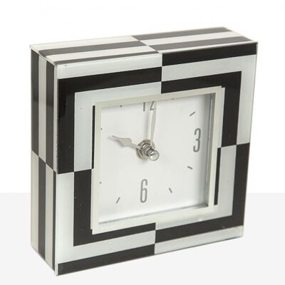 RELOJ VIDRIO DECORADO - Modele 5