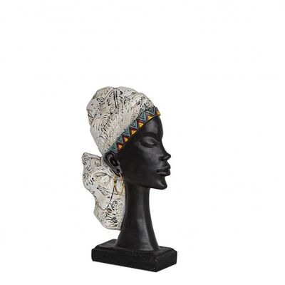 BUSTO AFRICANA RESINA TURBANTE - Modele 2