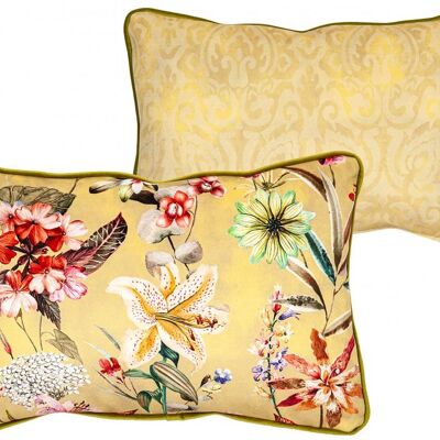 COJIN REVERSIBLE ESTAMPADO AMARILLO CORD POLIE 400