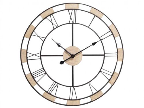 RELOJ PARED METAL/MADERA - Modele 6