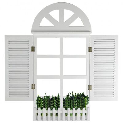 VENTANA MADERA BLANCO /C/JARDINERA - Modele 2