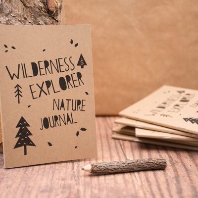 Nature Journal und Natural Stick Pencil Set für Kinder