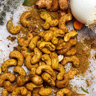 Cashew nuts roasted with oriental spices - 150g tray
