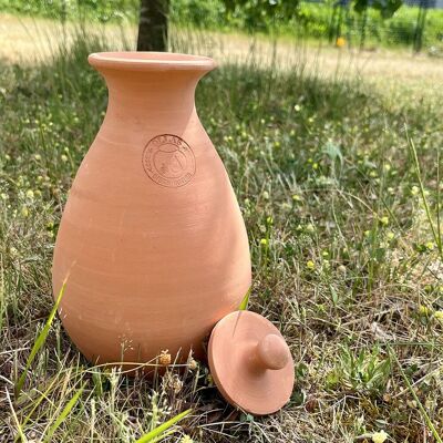 Olla para enterrar terracota 1.5L riego aromática cítricos huerta