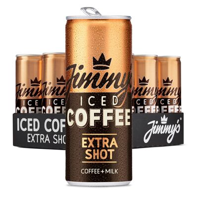 Jimmy's Iced Coffee Extra Shot SlimLata 12 x 250ml