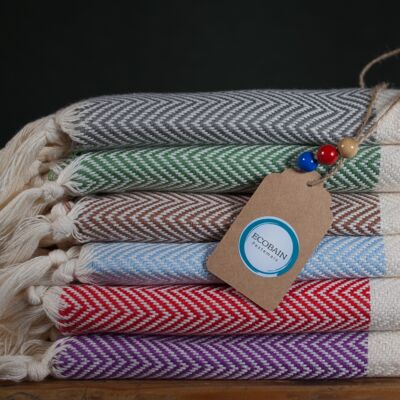 Tuch - Set of 16 "Couture Towels" | für Terrasse & Liegestuhl, Schal & Therme | Badetuch, Duschtuch