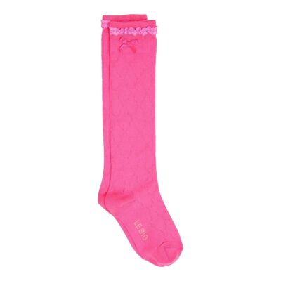 Utopia knee high - neon pink