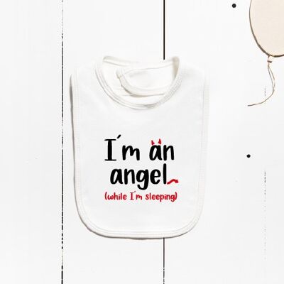 Babero algodón - I´m an angel
