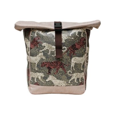 Kombi Fahrradtasche / Rucksack Animals