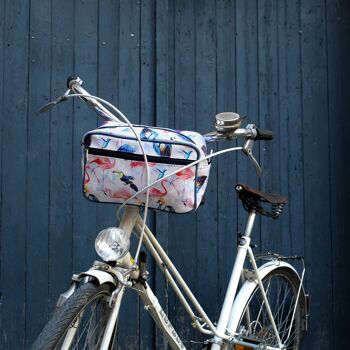 petite sacoche de vélo pour guidon - sacoche avant - sacoche de guidon étanche en bâche - Pajaros 4