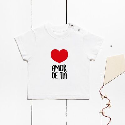 Camiseta algodón manga corta - Amor de tía