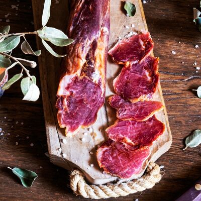 Acorn-fed 100% Iberian loin sliced