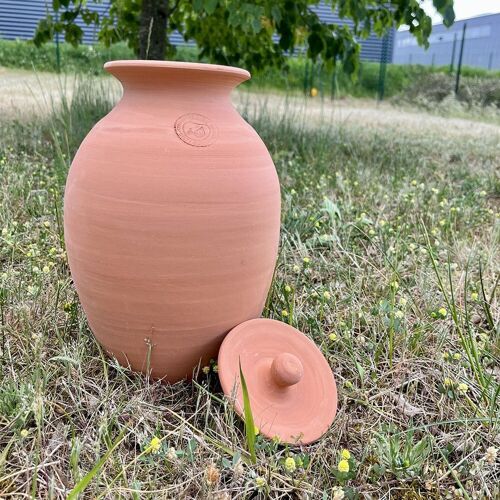 Olla terre cuite 5L arrosage potager écologique fabrication artisanale