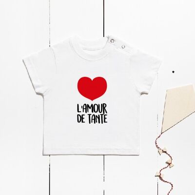 Short-sleeved cotton t-shirt - L´amour de tante