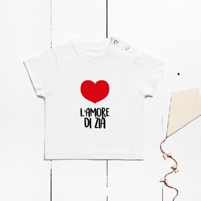 Short-sleeved cotton t-shirt - L´amore di zia