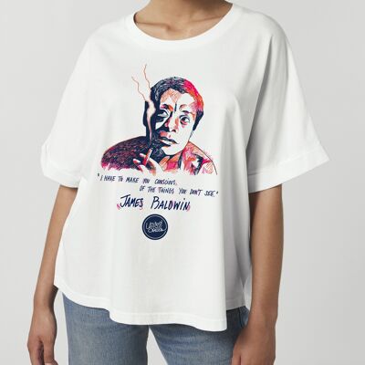 T-shirt oversize da donna - JAMES BALWIN