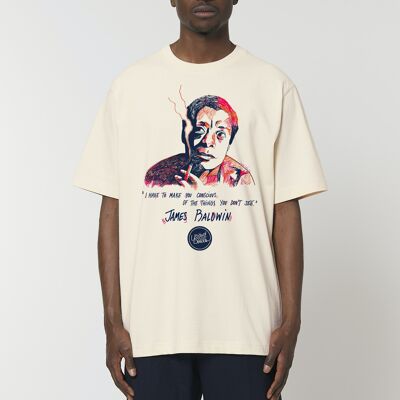 Le T-shirt Oversize Unisexe- JAMES BALDWIN