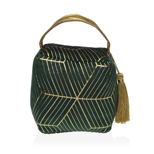 SUJETAPUERTAS BAG VERDE Y ORO 20270486