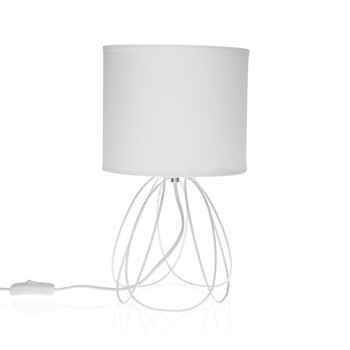 LAMPE DE TABLE MILA BLANC 20790196