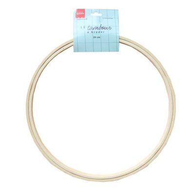 Embroidery hoop light wood 20 cm (291010)