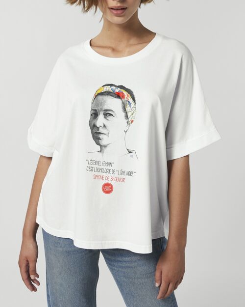 Le T-shirt Oversize femme - SIMONE DE BEAUVOIR