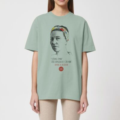 Das übergroße Unisex-T-Shirt - SIMONE DE BEAUVOIR