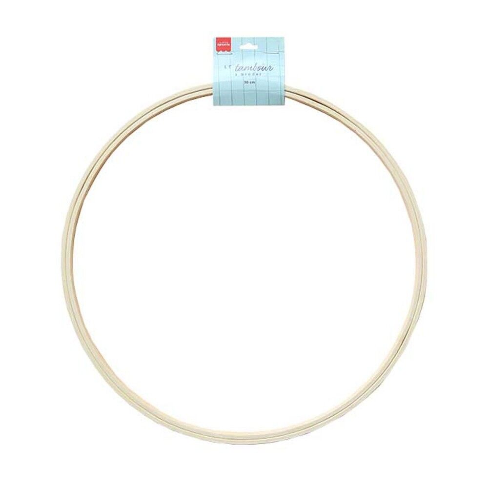 Embroidery hoop in light wood 30 cm (291009)