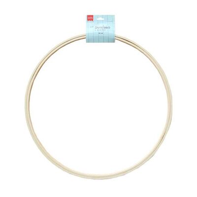 Embroidery hoop in light wood 40 cm (283040)