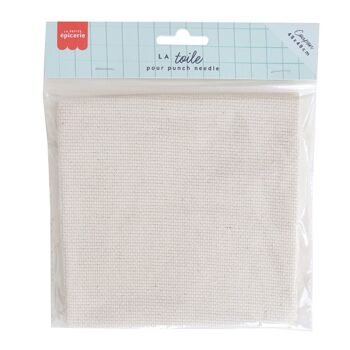 Coupon toile punch needle - 48 x 48 cm (281019) 1