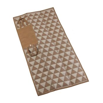 TAPIS DE PIQUE-NIQUE BEIGE TRIANGU 17370422 1