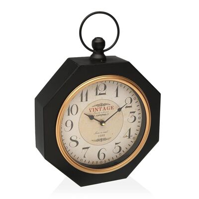 RELOJ PARED NEGRO 18190915