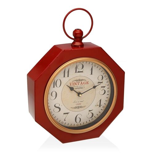 RELOJ PARED ROJO 18190916