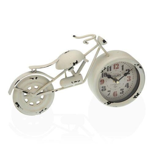 RELOJ SOBREMESA MOTO BLANCO 18190939