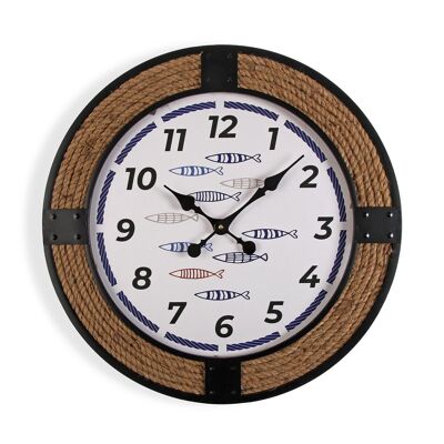 WALL CLOCK 60CM FISH 18190940