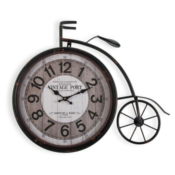 HORLOGE MURALE EN MÉTAL 60CM VINTAGE 18191129 1