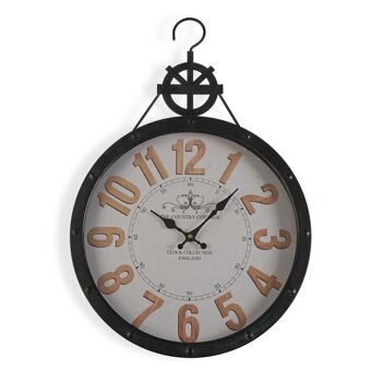 HORLOGE MURALE COURONNE EN METAL 18191138 1