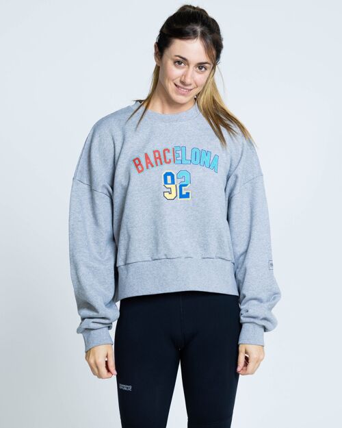 Women's Amplified Barcelona 92 Oversized Crew Neck