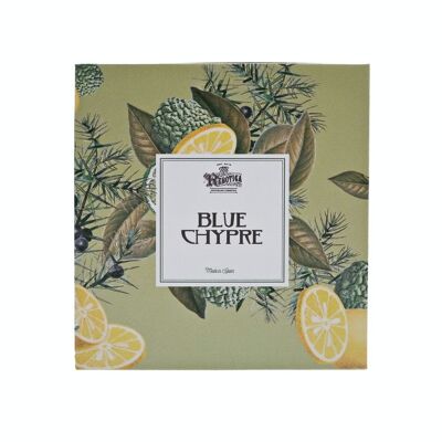 Coffret Blue Chypre : parfum 100 ml, gel-shampooing solide 65 gr