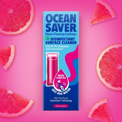 OceanSaver Cleaner Nachfülltropfen – PINK Grapefruit