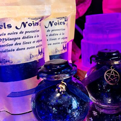 Witch magic protection black salts