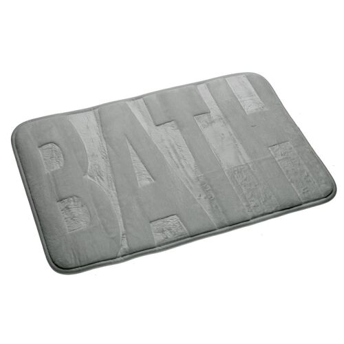 ALFOMBRA BAÑO BATH GRIS 21880141