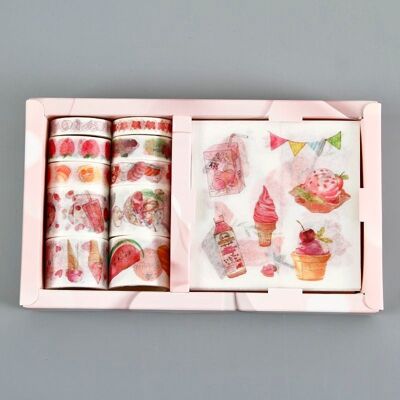 Rosa Lebensmittel & Desserts Washi Tape