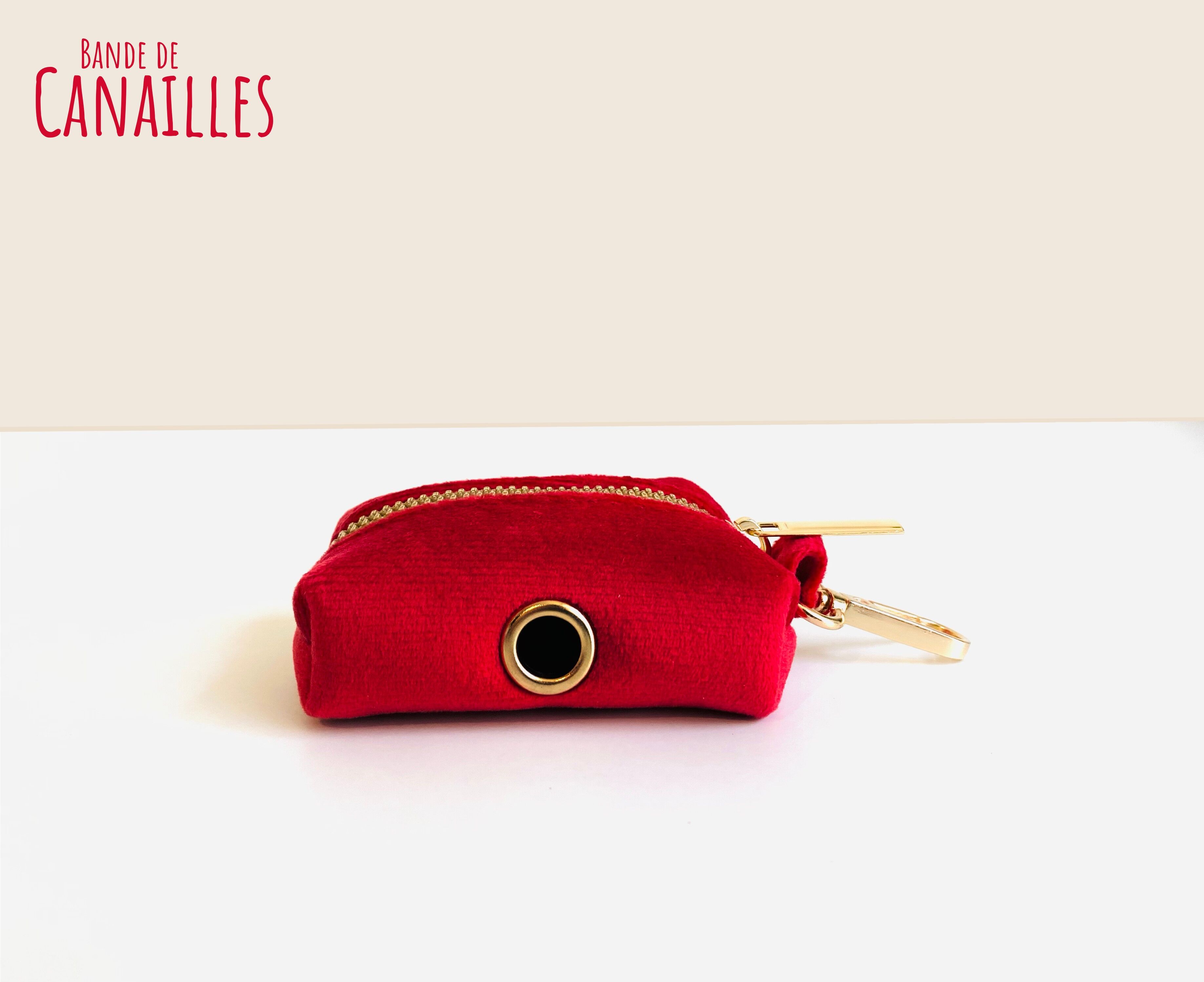 Marsupio per cacca Velvet Smooth Red