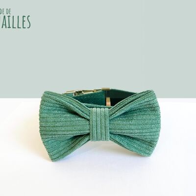 Green Corduroy Bow Tie