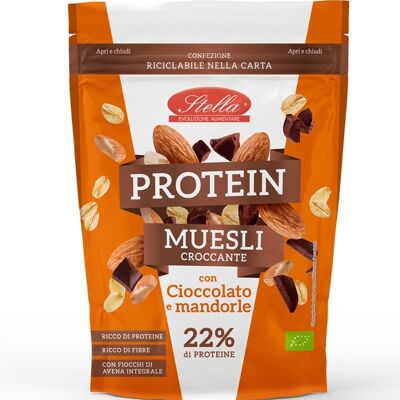 Protein Muesli Croccante Cioccolato e Mandorle Stella Foods