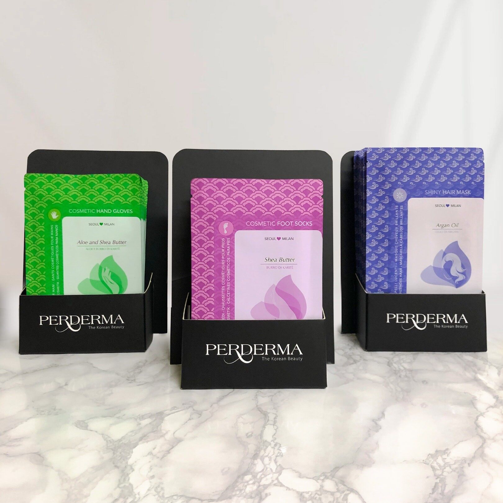 MINI ESPOSIZIONE - MASCHERE CORPO COREANE NUTRIENTI